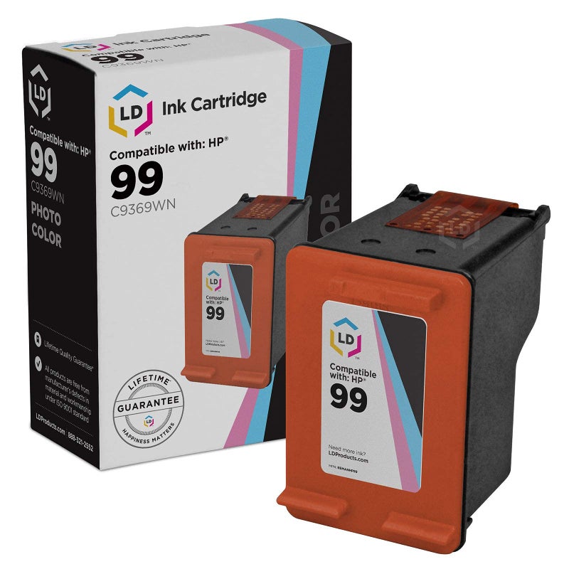 LD Remanufactured Ink Cartridge Compatible with HP 99 C9369WN (Photo Color) Compatible w DesignJet 5940 5940xi 460 460c 460cb 460wbt 460wf 5420v 5440 5440v 5442 5443 5740 5743 5745 5748 5943 and More - Image 1